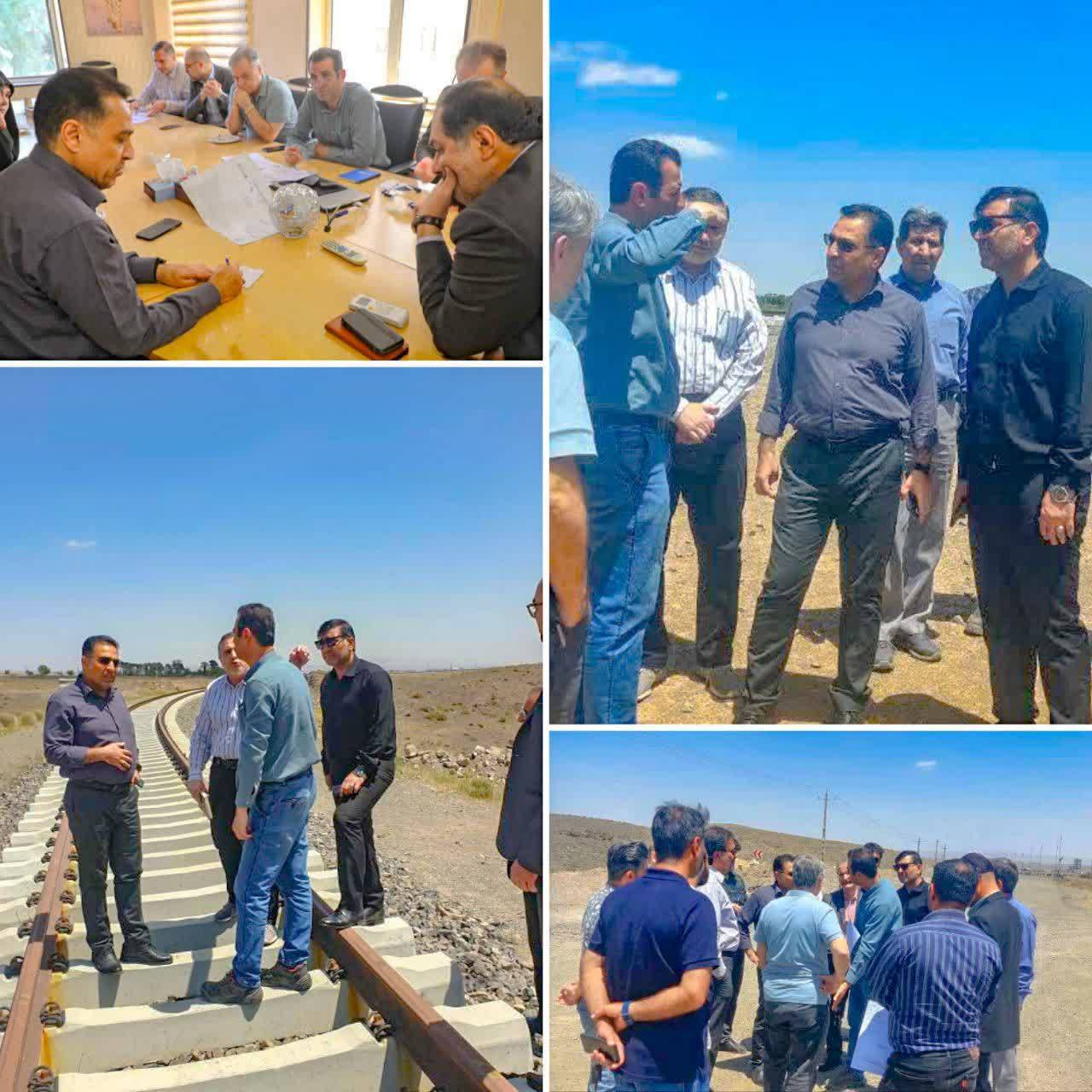 بازدید معاون فنی و زیربنایی راه آهن