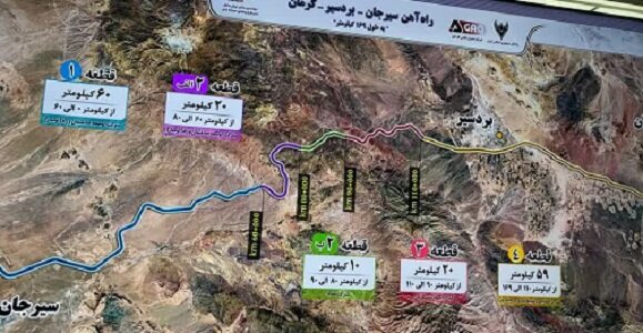 پروژه راه آهن سیرجان بردسیر کرمان