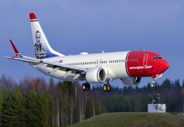 Norwegian air jet stranded in Iran finally arrives home