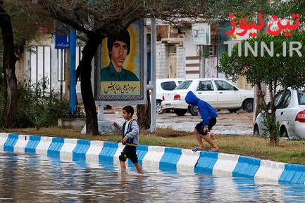 آبگرفتگی معابر در آبادان