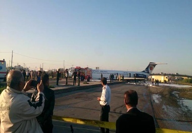 ۲ مصدوم در حادثه هواپیما فرودگاه ماهشهر