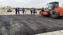 احداث پُل باکسی بتنی در باند رفت محور یزد - تهران‌
