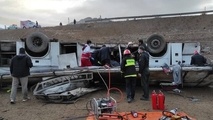 جزئیات واژگونی اتوبوس در محور هراز