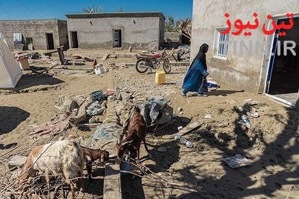 خسارت سیل در روستاهای« زرآباد سیستان و بلوچستان»
