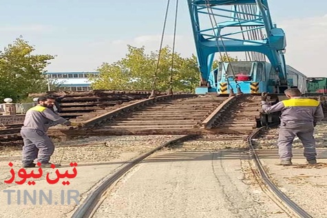گزارش تصویری| تعمیر و بهره برداری خطوط ریلی راه آهن