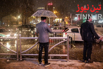 بارش اولین برف زمستانی در تهران