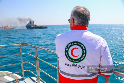 مانور امداد و نجات دریایی در کیش (2)