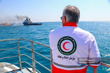 مانور امداد و نجات دریایی در کیش (2)