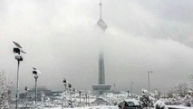 پیش بینی وزش باد همراه با بارش برف و باران برای پایتخت