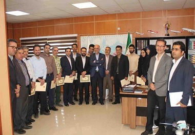 تقدیر از کارمندان نمونه فرودگاه مهرآباد

