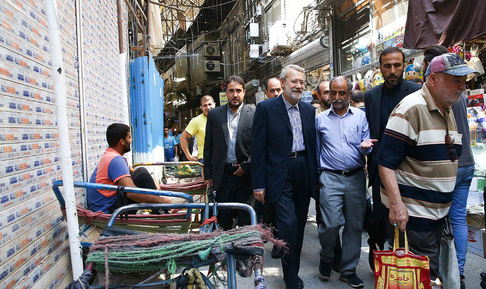 لاریجانی در بازار