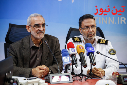 نشست خبری مشترک پلیس، ستاد مرکزی معاینه فنی، معاونت حمل‌ونقل و ترافیک شهرداری تهران
