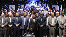  گزارش تصویری/ مراسم آغاز عملیات اجرایی راه‌آهن برقی- گرمسار اینچه برون
