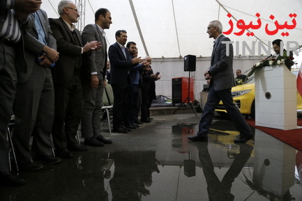 مراسم رونمایی از ناوگان نوسازی شده تاکسیرانی