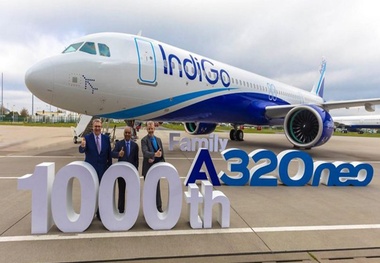IndiGo Takes Delivery of 1,000th Airbus A320neo Family Aircraft