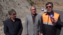 مسدود شدن محور گیوی به خلخال

