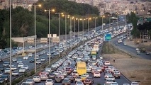 ترافیک سنگین در محور چالوس و آزاد راه تهران شمال