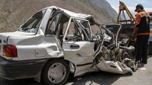 برخورد چهار خودرو و مصدوم شدن سه نفر