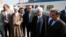 Tehran – Hamadan railway opened by President Rouhani