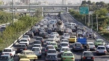 ترافیک صبحگاهی در جاده شیشه مینا