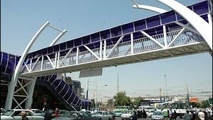 پل های عابر شهر تهران ایمن می شود