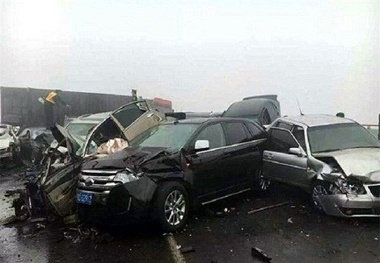 تصادف شدید در چین