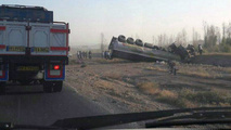 هشدار رانندگان کامیون نسبت به خطرات بارگیری نامناسب کالا/ وزن بالا و مهار نامناسب بار 