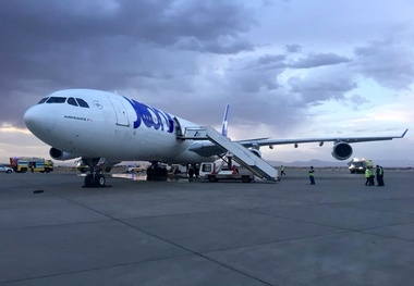 هواپیمای فرانسوی، اصفهان را ترک کرد