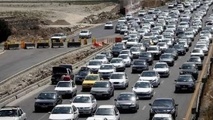 حجم ترافیک در راه های البرز سنگین شد