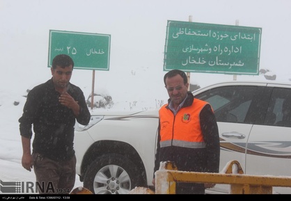 برف در خلخال