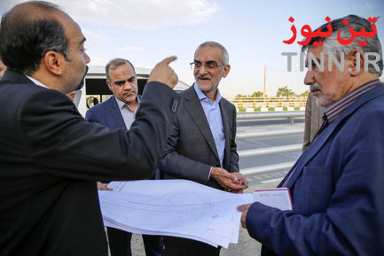 بازدید دوره‌ای معاون حمل‌ونقل و ترافیک شهرداری تهران و مدیران این معاونت از پروژه‌های حمل و نقل و ترافیک شهرداری منطقه ۴