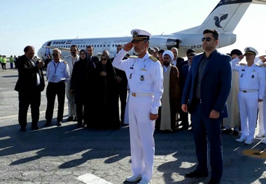 اولین فرود هما در فرودگاه بندر جاسک