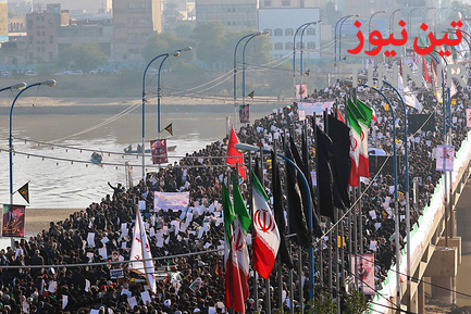 مراسم تشییع پیکر سردار سپهبد شهید حاج قاسم سلیمانی در اهواز