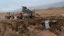تلاش شبانه راهداران برای بازگشایی جاده بندرترکمن–بندرگز