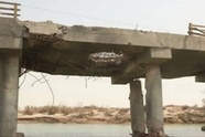 زمان اتمام بازسازی پل بوژی در محور بندر خمیر به بندرعباس مشخص شد