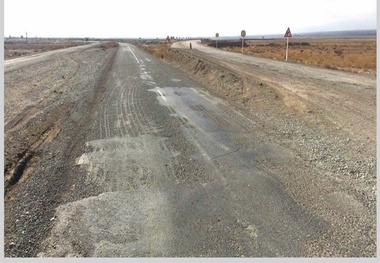 درخواست رانندگان کامیون برای بهبود کیفیت جاده ترانزیتی مبارکه بروجن