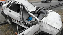 سقوط سنگ در جاده کندوان حادثه‌ ساز شد