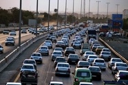 ترافیک سنگین در آزادراه کرج-تهران