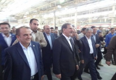 کارخانه ایران خودرو کرمانشاه افتتاح شد
