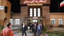 بررسی میدانی وضعیت سیر قطارها در مسیر تهران–سمنان
