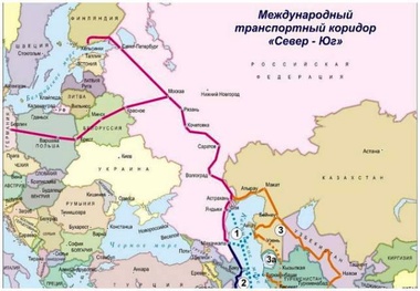 بازآرایی کریدور شمال-جنوب با همکاری ترانزیتی ایران و قزاقستان