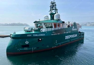 Newbuild USV Challenger Getting Ready for Remote-Controlled Subsea Work