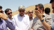 بازدید معاون وزیر راه از آزادراه لامرد-پارسیان و تونل گردنه شهید باقری