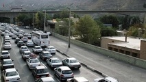 ترافیک سنگین درآزاد راه تهران-کرج
