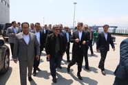 بازدید مدیران عامل راه‌آهن ایران و جمهوری آذربایجان از بارانداز ریلی آستارا