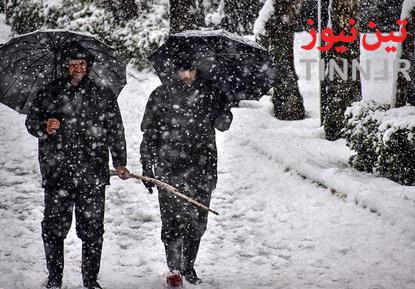 بارش سنگین برف در گیلان