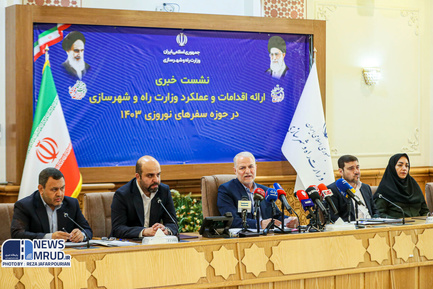 گزارش تصویری نشست خبری معاونان وزیر راه و شهرسازی در حوزه حمل و نقل (6)
