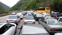 ترافیک سنگین در جاده چالوس/ تردد روان در مرزهای زمینی کشور