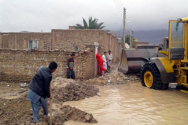 12 روستای سیستان و بلوچستان درگیر سیلاب است