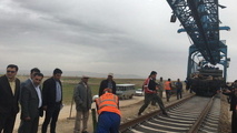 
راه‌آهن همدان به پایان عملیات ریل گذاری رسیده است